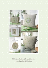 embroidery pattern - snowdrops-