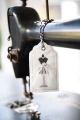 embroidery tag with tulle skirt