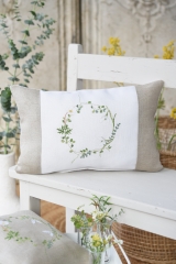 Stickdatei -Schneeglöckchenkranz-für die Maschinenstickerei